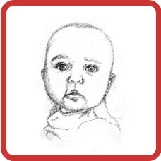 hand drawn Children's and Pet's portraits