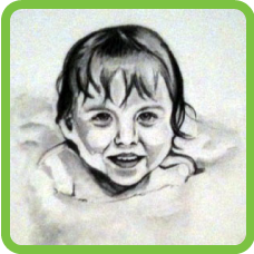 hand drawn Children's and Pet's portraits